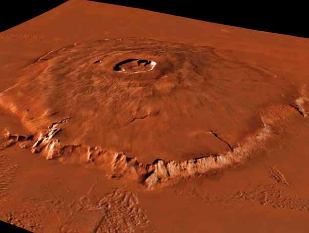 számaiban olvasható (Kereszturi Ákos Sik ndrás: Mars a Földrõl I II.) zetéhez képest 27 kilométer magasra emelkedô Olympus-hegy, amely a legnagyobb ismert tûzhányó a Naprendszerben. Ám kb.