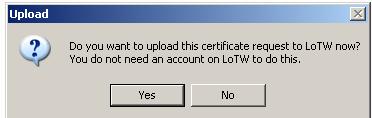 Ez nem más, mint egy űrlap kitöltése a TQSL szoftverben. Név, cím, hívójel, e-mail... stb. A TQSL program felajánlja hívójel-tanúsítvány kérelem elküldését.