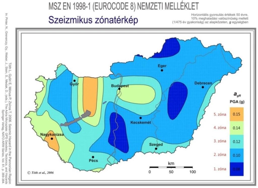 MSZ EN-1998-1:2008: Eurocode 8: Tartószerkezetek tervezése földrengésre 1.