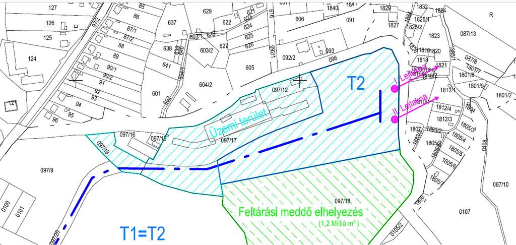 2.4. A tervezett létesítmény és tevékenység ismertetése 2.4.1. A létesítmény ismertetése A kiválasztott helyszínek A 2.3.