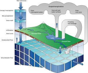 MIKE SHE modell No other tool or combination of tools can match MIKE SHE in terms of seamless integration of all the important processes of the hydrologic cycle at catchment scale. (www.mikebydhi.