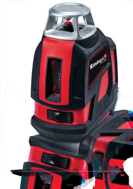 Einhell Keresztlézerek 360 keresztlézer TE-LL 360 Egyszerűen kivetíthető lézerkereszt Ferdén is rögzítheti a tárgyakat, ha úgy állítja be a lézert Egyszerűen kivetíthető vízszintes vagy függőleges