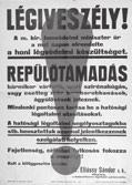 decemberében kitűztük az antiszemitizmus lobogóját. [ ] Kelt: Budapest, 1920. október 11. Nyomtatta: Ifj. Kellner Ernő, Budapest. Méret: 63 x 94 cm.