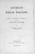 470. 471. 470. Széchenyi István, gróf Töredék -- kiadatlan irataiból. Közrebocsátja Török János. Pest, 1860. Werfer Károly. [4] + 43 p. Első kiadás.