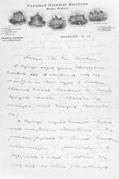 Két gépelt oldal, honvédelmi miniszteri fejléces levélpapíron, a végénél Gömbös autográf aláírásával, miniszterelnökségi borítékban, jó állapotban. 30.000,- 268.