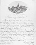 A levelet Nagy Sándor, az oroszvári uradalom alkalmazottja írta a megyei alispán részére. Kelt: Oroszvár: 1875. május 16.