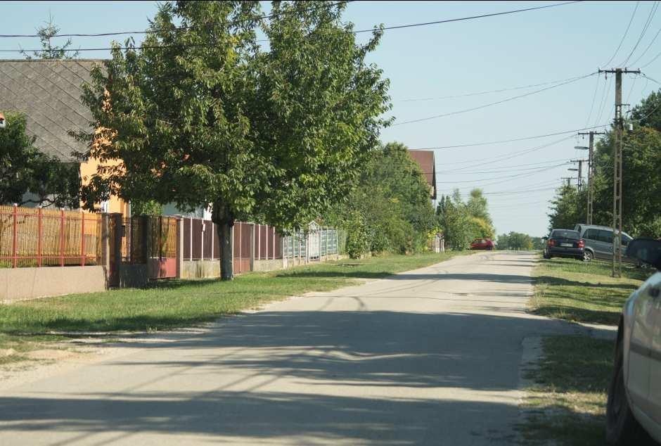 Utcák, terek 32 UTCÁK, TEREK 8 A kialakult utcakép a fák el őtti