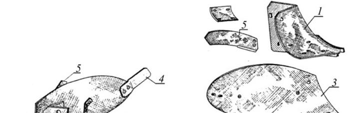 9. ábra. Az eketest felépítése 10 Az eketest (1) fogja össze mindazon funkcionális elemeket, amelyek a szántásban részt vesznek.