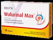 Idelyn Walurinal Max tabletta, 10 db A Walurinal Max magas tőzegáfonya tartalma mellett aranyvessző-kivonatot tartalmaz