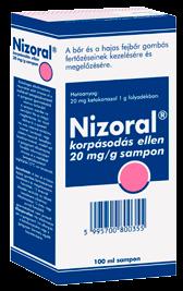 További Alma akciók -25% Nizoral korpásodás ellen 20 mg/g sampon, 100 ml Sampon gomba okozta bőrfertőzések, pl.