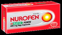 Hatóanyag: heparin (1000 NE/g) 30,6 Ft/g 3059 Ft -22% Nurofen Rapid Forte 400 mg lágy kapszula, 20 db Kétszer gyorsabb fájdalomcsillapító hatású (fejfájásra, mentsruácós fájdalomra,