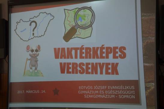 Megyei vaktérképes verseny ISKOLAI ÉLET Budapesten