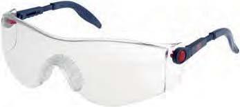 Ochelari de protecţie, incolori, vizor panoramic din policarbonat, se pot purta şi peste ochelari dioptrici, vizor clasa F.