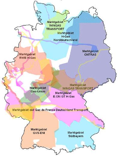 gáz és 5-A gáz piacra csökkentették (lásd 9 ábra:). 2009-ben a piacok számát tovább csökkentették 3 M-gáz és 3 A-gáz piacra.