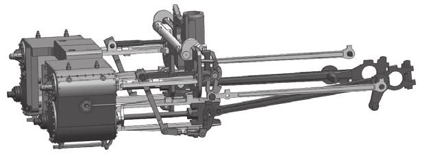 komplett / Steering assebly / Kezelés teljesen TS -