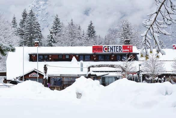 HOTEL CENTER *** Ribcev Laz a Bohinji völgy szíve, kicsiny, csendes település a tó partján, félúton az élményfürdő és a sípályák között.