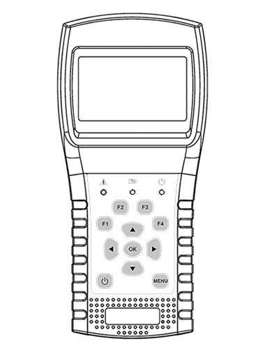 Kezelési útmutató 2. KEZELŐFELÜLET ÉS KIJELZŐ 1 2 4 3 5 6 7 9 10 8 12 11 1. LNB INPUT: az antenna közvetlen csatlakoztatása koaxiális kábellel. 2. LCD kijelző: menük és paraméterek megjelenítése. 3. Töltés kijelző: Piros: töltés folyamatban.