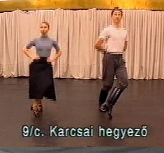 ( Hrabovszky Hajnalka és Katona Gábor a Budapest Táncegyüttes táncművészei. Videó melléklet Molnár István 1983-ban megjelent Magyar Tánctanulási rendszerem című könyvéhez - 2001.