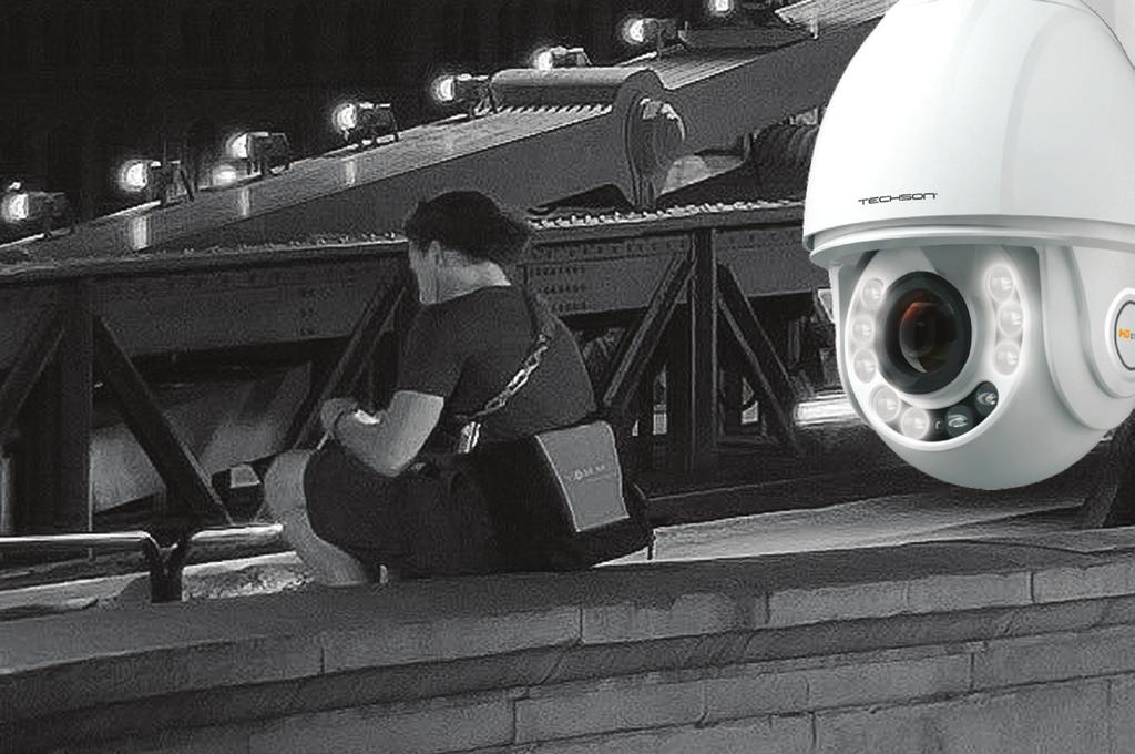TECHSON PTZ KAMERÁK A TechSon kültéri SpeedDome kamerák objektívének látószöge és iránya távolról irányítható és programozható.