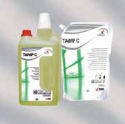 Padlóápoló- és tisztítórendszerek TAWIP Ápoló hatású napi felmosószer. Alapos tisztító hatás jellemzi, vékony selyemfényű védőfilmet képez. Gátolja, késlelteti a padlófelület elszennyeződését.