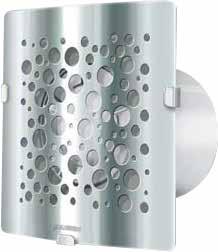 Rozsdamentes acél előlapú axiál ventilátor Art 100, 125 A Blauberg Art egy új típusú