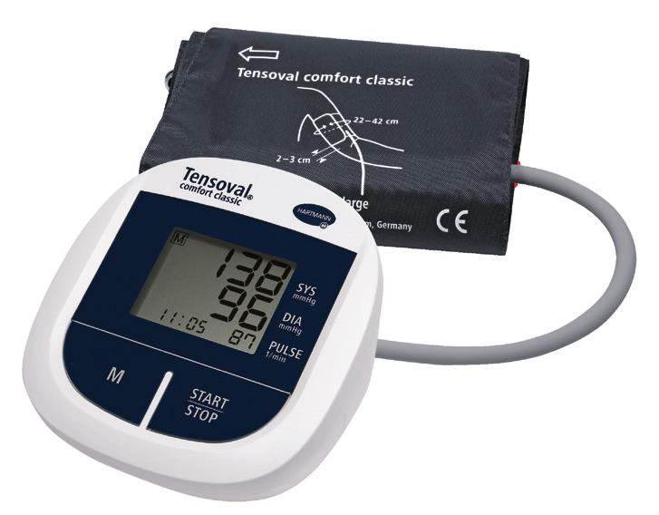 comfort classic vérnyomásmérő Felkaros automata vérnyomásmérő - normál és nagyo felkarra is alkalmas