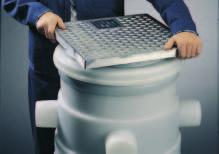 Különböző típusú szivattyúkkal felszerelve, rugalmas megoldást kínál a szennyezett víz átemelésére, pl. mosógépekből, mosogatógépekből, mosdókagylókból vagy kádakból.