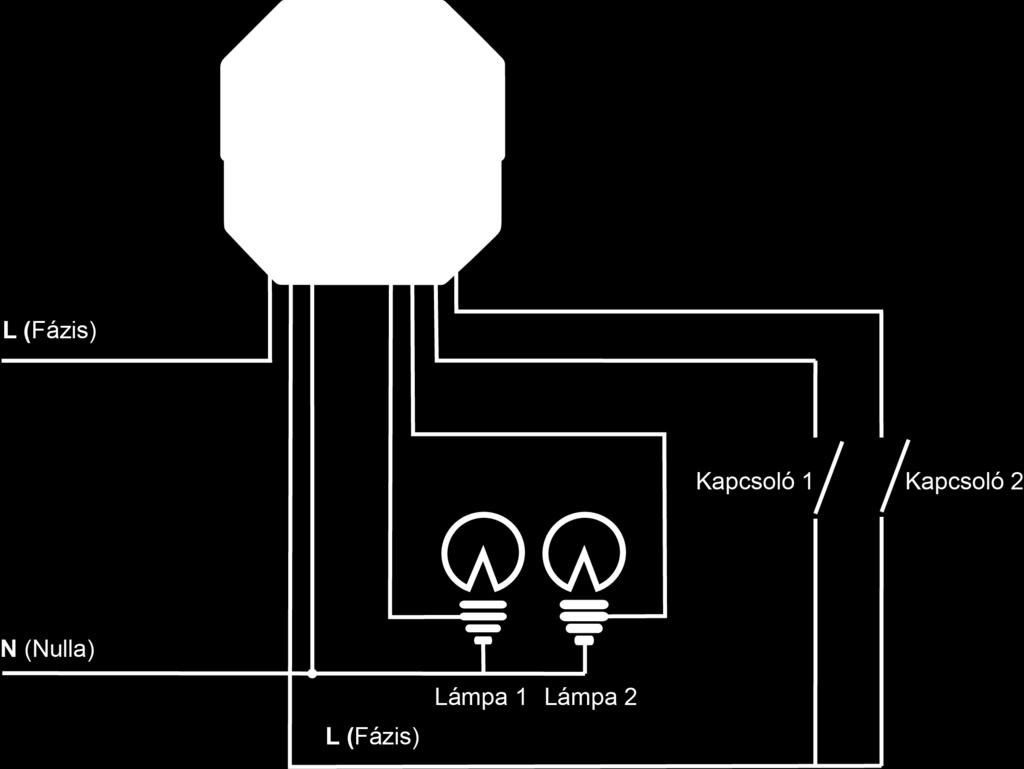 A vezérlő bekötése Figyelem! Telepítés előtt kapcsolja le a feszültséget az elektromos hálózatról! Ha feszültség alatt telepíti a vezérlőt, életveszélyes áramütés érheti!