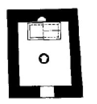 78. kép. A 3. [III] sírkamra alaprajza és metszete (Katona Győr 2000, Fig. 15.a-c) 79. kép. A 4. [IV] sírkamra alaprajza és metszete (Katona Győr 2000, Fig.