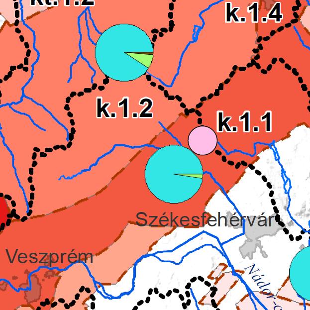 Felszín alatti víztestek mennyiségi állapota szerint: 6 5.