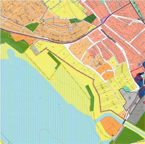 Ingatlanok beépítettsége Ingatlanok mérete A területen megjelenő terület felhasználások: különleges beépítésre szánt kastély park terület, közjóléti rendeltetésű erdőterület és vízgazdálkodási