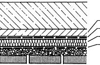 eset, gyalog járható fagybiztos alapozás lapok, fuga 5 mm 4 cm homokágy (0-5 mm) vagy zúzalék (2-5 mm) jól tömörített védőréteg 3 Tetőterasz, fordított rétegrend lapok, 5 mm-es fuga nyitott 3-5 cm
