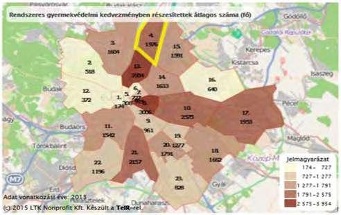 lakásokon belül Egyszobás lakások aránya a lakott lakásokon belül Újpest összesen 1. Istvántelek 2. Újpesti lakótelep 3. Újpest Városközpont 4. Károlyi városnegyed 5. Újpest kertváros 6.
