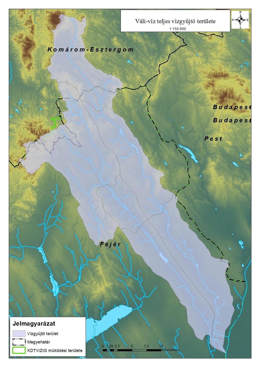 Váli-völgy, Váli-víz A Dunántúli-középhegységben található A Velencei-hegység északi peremén húzódik ÉNY-DK irányban. A Váli-víz a Vértes hegységben, Komárom-Esztergom megyében ered.