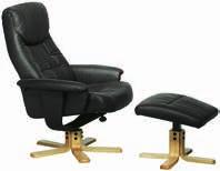 * 59900 Ft HOVBORG MASSZÁZSFOTEL Kényelmes textilbőr fotel