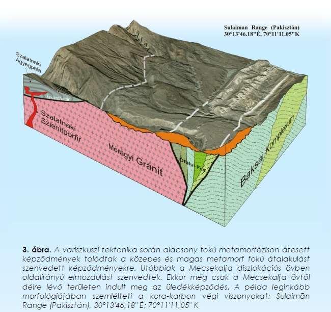 Mórágyi Gránit A tektonikus mozgások a vastag padokat harántirányban összetörték,