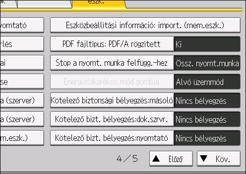 7. Készülékkezelés Eszközinformációk importálása Importálja az SD-kártyára mentett eszközinformációkat. 1. Helyezzen be egy SD-kártyát a hordozónyílásba a vezérlőpult oldalán.