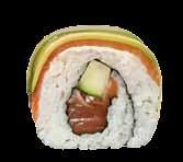 710 Ft Vegyes Sashimi zöldsaláta ágyon (lazac, vöröstonhal, tigrisrák sashimi) 4.