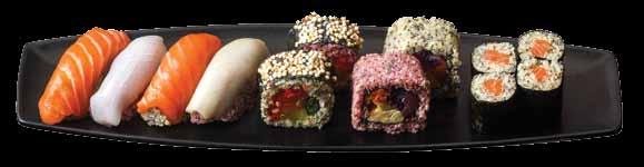 panko csirkemell, sajtkrém, rukkola maki, 2