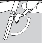3) Az injekció beadási helyének kiválasztása és előkészítése Válasszon egy helyet a gyermek combján vagy a hasfalán. NE válaszza ugyanazt a helyet, ahol a legutóbbi injekciót beadta.