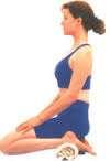 13. Virasana variációk Ha befeszül a boka a sima pózban,