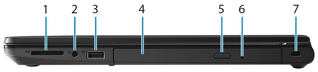 1 Gen 1 ports (2) Jobb Csatlakozást biztosít perifériák, például külső adattároló eszközök és nyomtatók számára. Maximum 5 GB/s adatátviteli sebességet biztosít.