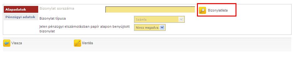 A legfontosabb a Költségvetési adatok nevű oldal, mivel ezen az oldalon láthatja pályázata aktuális költségvetését, valamint azt is, hogy az egyes költségvetési sorokon milyen összeggel számolhat el.