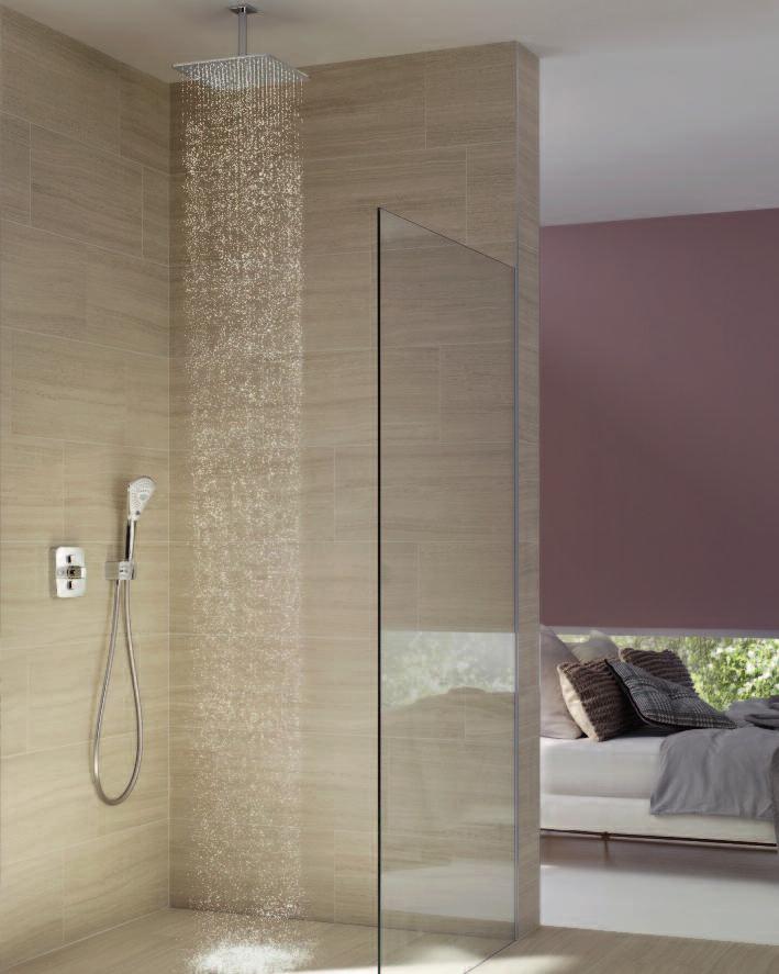 KLUDI PUSH Különleges zuhanyélmény Egy kádtöltő- és/vagy zuhany koncepció, mely éppen olyan egyszerű, mint amennyire zseniális: a