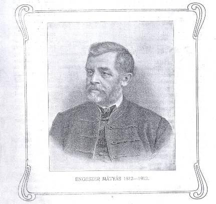 17. ábra: Engeszer Mátyás portréja 24 A bonyhádi születésű, sváb származású Engeszer Mátyás (1812 1885) egyéves kalocsai székesegyházi karnagyi szolgálat után 1836-ban, 24 éves korában telepedett le