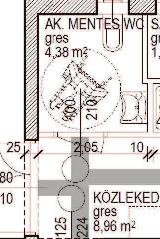 Üvegezett szárnyak esetén az üveg felületet 1,50 m magasan jelzéssel kell ellátni a láthatóság érdekében.