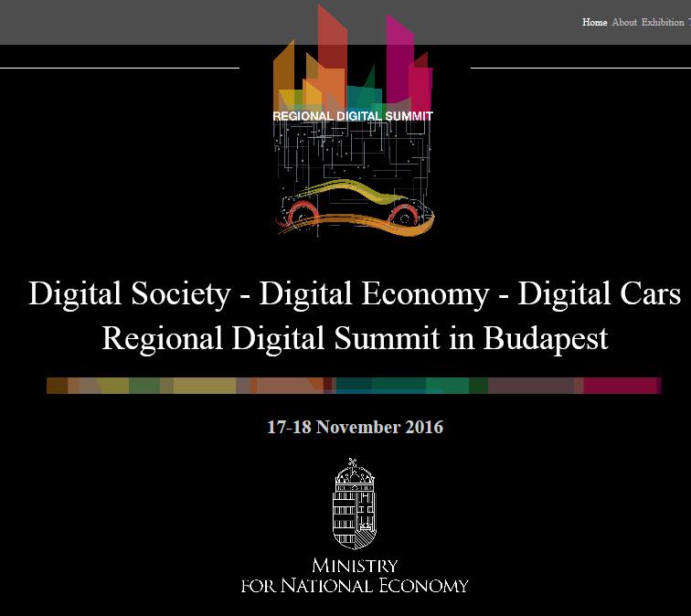 Regional Digital Summit Budapest 2016. november 17-18.
