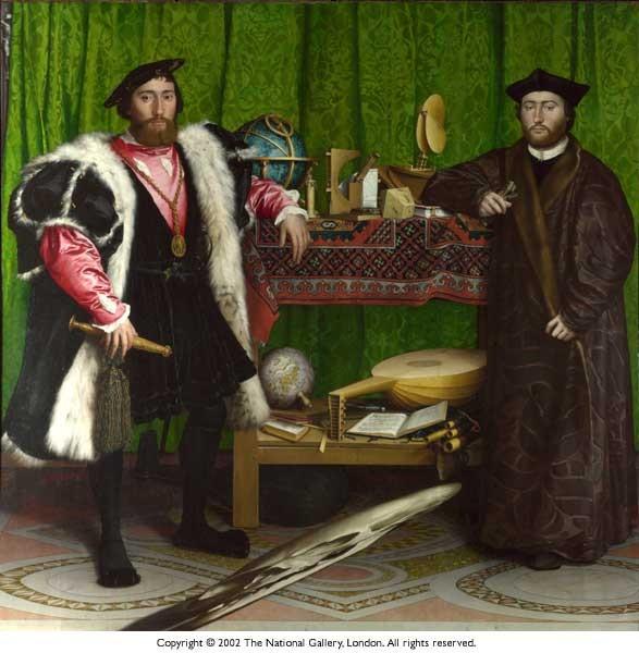 Holbein: A követek (1533) A művészet