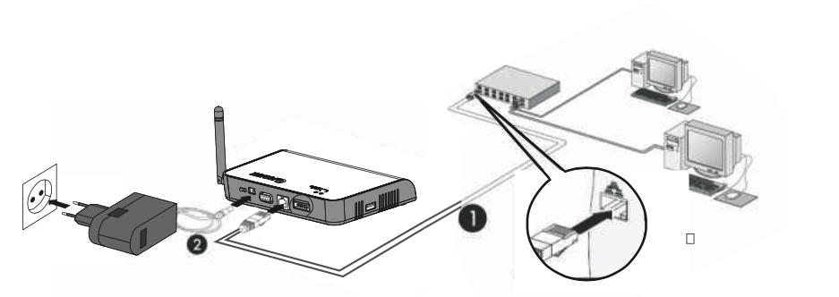 csatlakoztassa össze a Webboxot az inverterrel a megfelelő (rs485) kábel