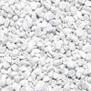 1500 kg/m³ 150 Márvány díszkavics, Carrarai fehér Gömbölyűre csiszolt fehér és nemes carrarai márvány.